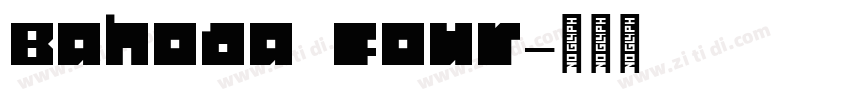 Bahoda Four字体转换